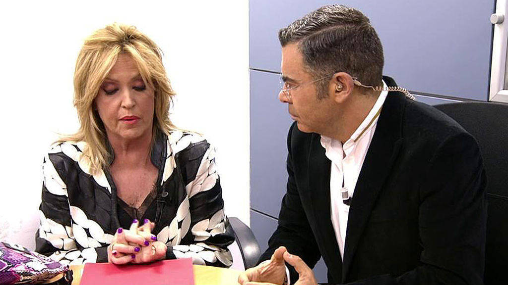 Lydia Lozano y Jorge Javier Vázquez admitiendo el engaño.