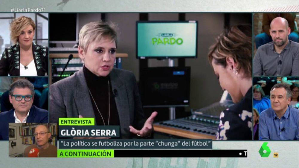 Gloria Serra y Cristina Pardo en "Liarla Pardo"
