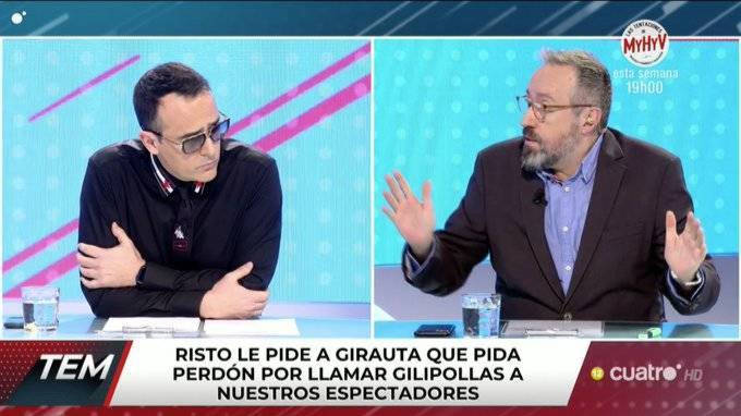 Risto Mejide y Juan Carlos Girauta en "Todo es mentira"