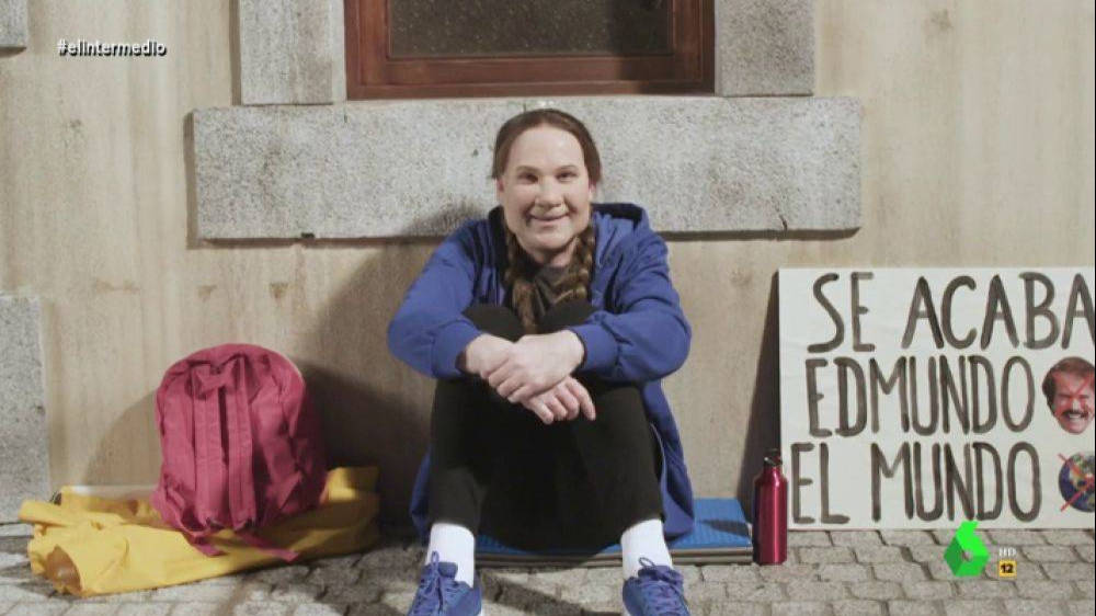 Joaquín Reyes imita a Greta Thunberg en "El Intermedio"