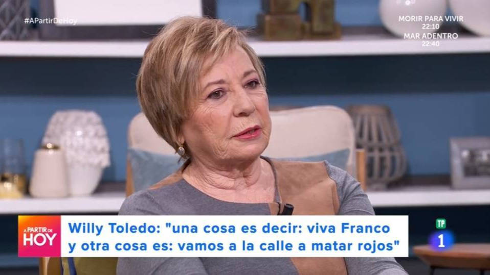 Celia Villalobos en "A partir de hoy" en TVE