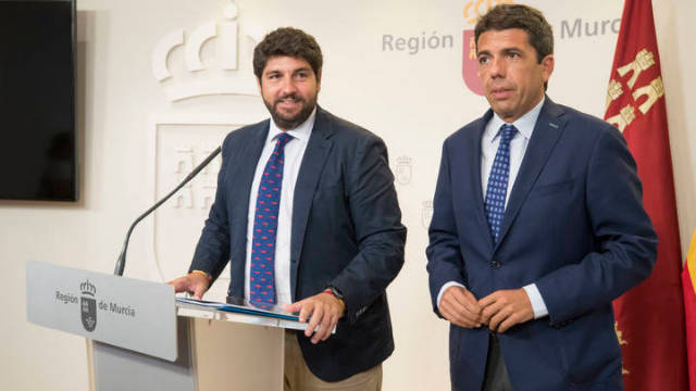 El presidente de Murcia y el de la diputación de Alicante.