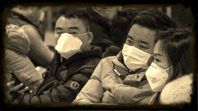 Ciudadanos chinos temerosos del coronavirus