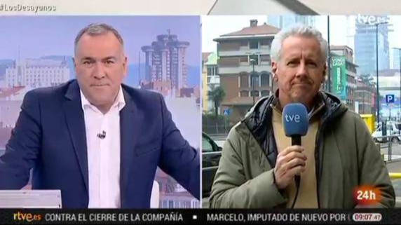 Xabier Fortes y Lorenzo Milá en TVE