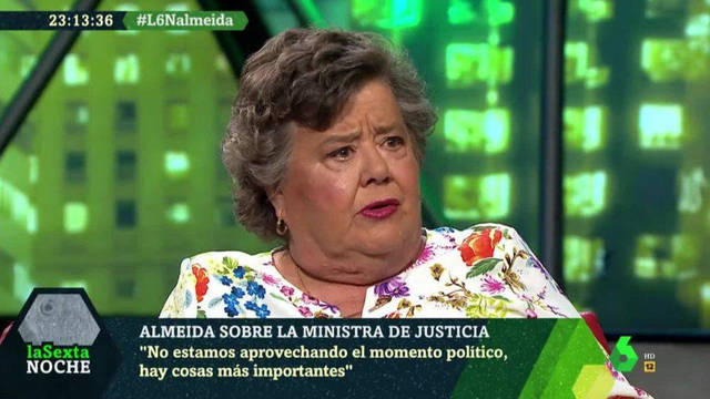 Cristina Almeida cobra una pensión de 3000 euros del Congreso sin haber cotizado