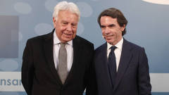 Los expresidentes Felipe GonzÃ¡lez y JosÃ© MarÃ­a Aznar