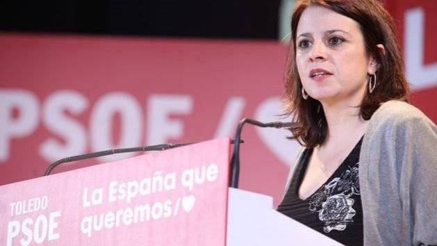 La portavoz del PSOE, Adriana Lastra