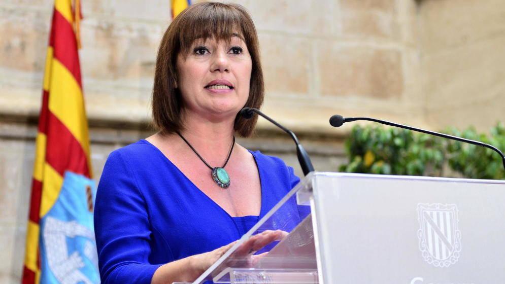 La presidenta de Baleares, la socialista Francina Armengol.