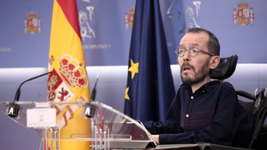 Pablo Echenique, portavoz de Podemos