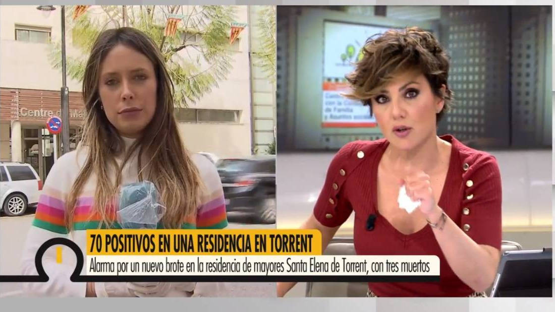 Sonsoles Ónega presentando "Ya es mediodía" en Telecinco