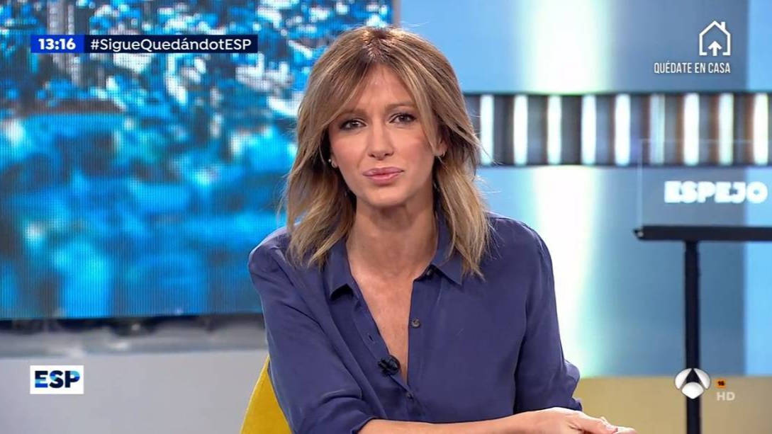 Susanna Griso presentando "Espejo Público" en Antena 3
