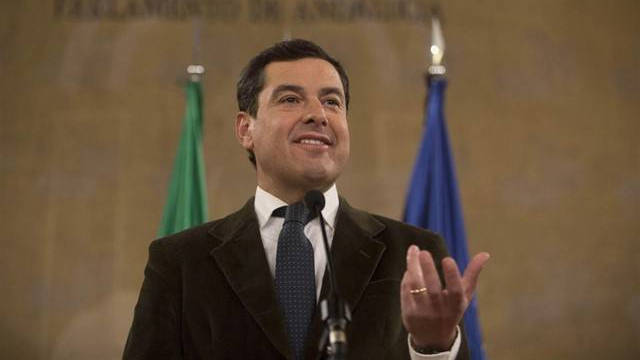 El presidente andaluz, Juanma Moreno