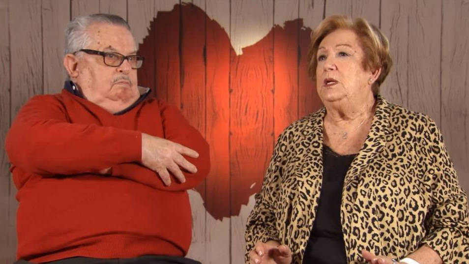 Pepe y Esther en "First Dates"