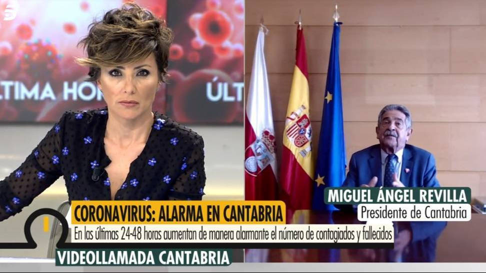Sonsoles Ónega y Miguel Ángel Revilla en "Ya es mediodía"