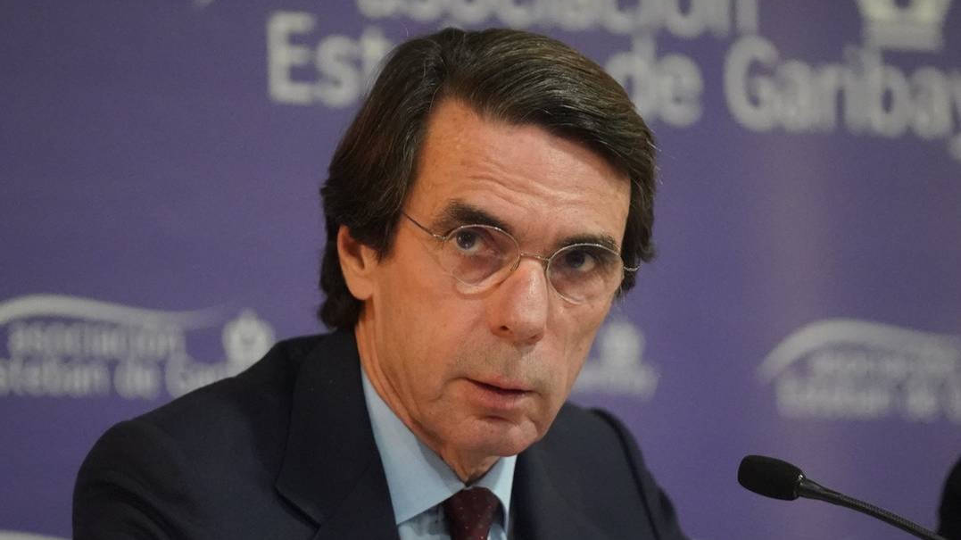 Aznar, el pasado mes de febrero
