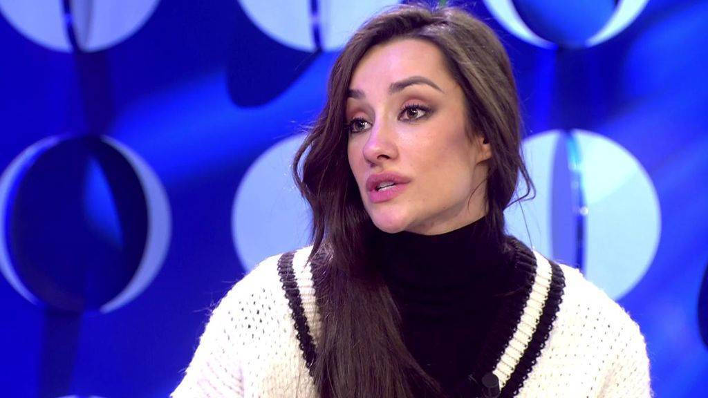 Adara, en una de sus intervenciones en Telecinco