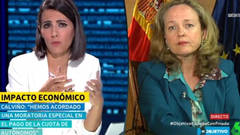 Ana Pastor noquea a la ministra Calviño con una pregunta que arrasa en Twitter