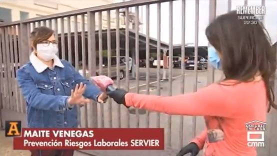 Una reportera de Castilla-La Mancha Media