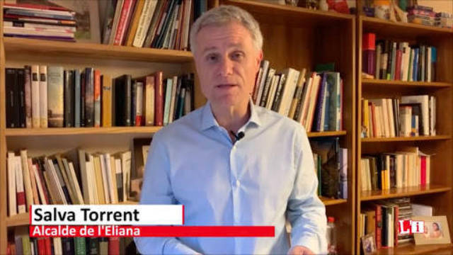 El alcalde de L'Eliana en los vídeos informativos