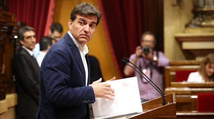 Sergi Sabriá, portavoz de Esquerra en el Parlamento de Cataluña.