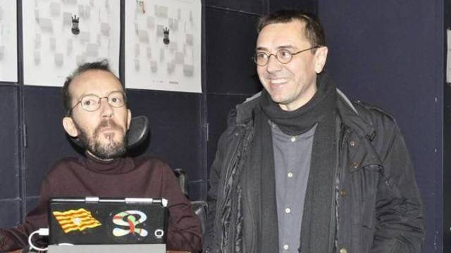 Pablo Echenique y Juan Carlos Monedero