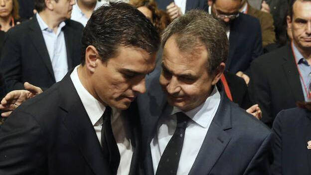Sánchez y Zapatero.