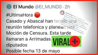 La moción de censura fake de Casado y Abascal contra Sánchez incendia las redes
