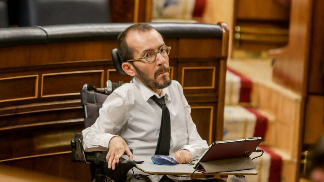 El portavoz de Podemos, Pablo Echenique