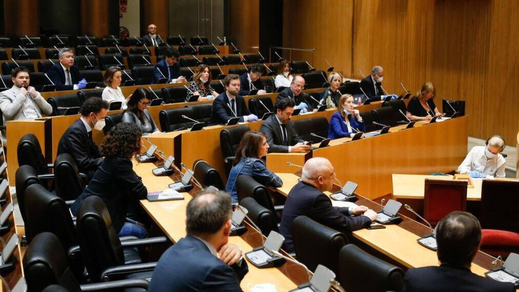 Imagen de la sesión constitutiva de la Comisión para la Reconstrucción.