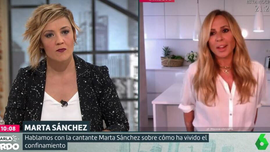 Cristina Pardo y Marta Sánchez en "Liarla Pardo" en La Sexta
