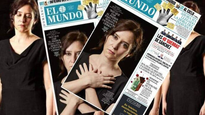 La presidenta Isabel Díaz Ayuso en el diario El Mundo