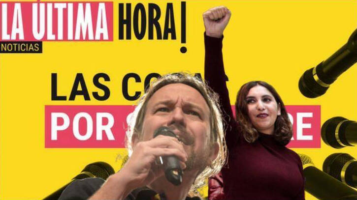 El periódico de Podemos, con su "directora" y su paladín