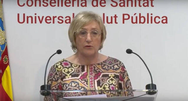 Ana Barceló, consellera de Sanidad