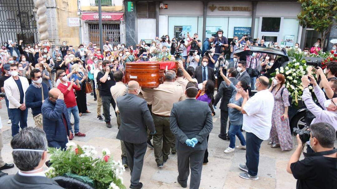 El funeral de Julio Anguita en Córdoba