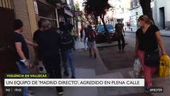 Un equipo de Telemadrid sufre una brutal agresión en un popular barrio madrileño