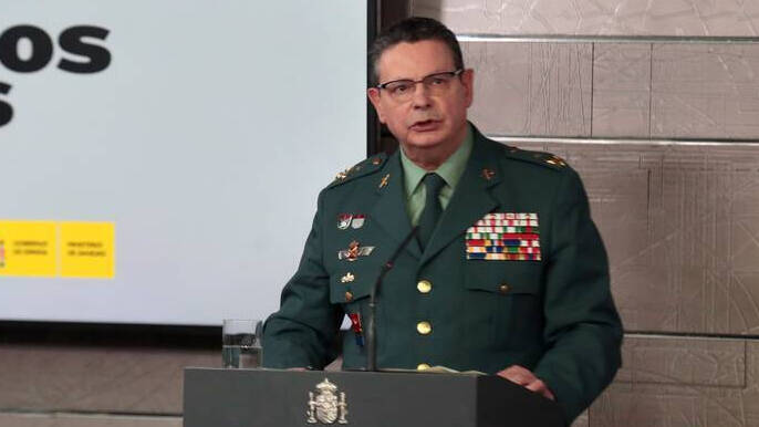 El director adjunto operativo de la Guardia Civil, Laurentino Ceña