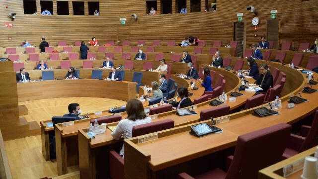 Votación de la Ley del Juego en les Corts Valencianes