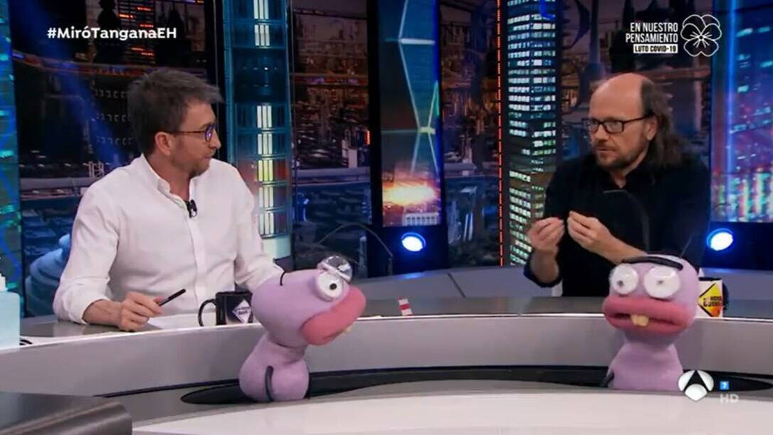 Pablo Motos y Santiago Segura en "El Hormiguero" en Antena 3