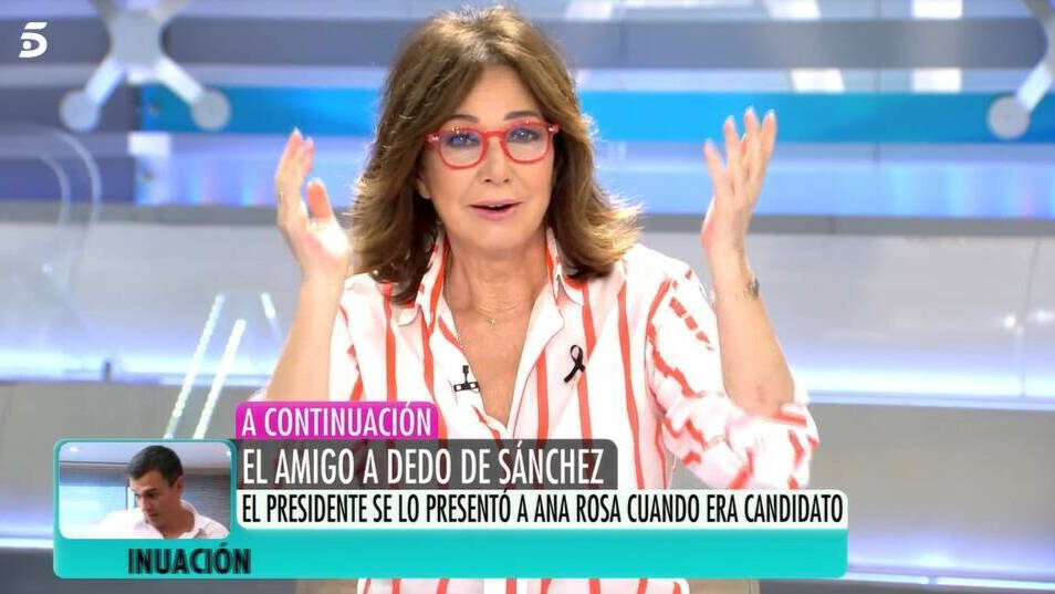 Ana Rosa Quintana presentando "El programa de Ana Rosa" en Telecinco