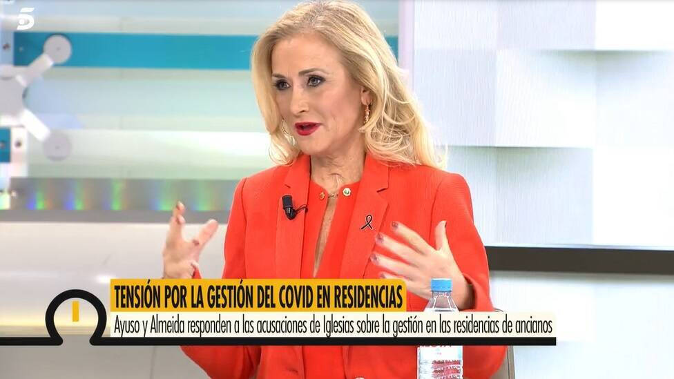 Cristina Cifuentes en "Ya es mediodía" en Telecinco