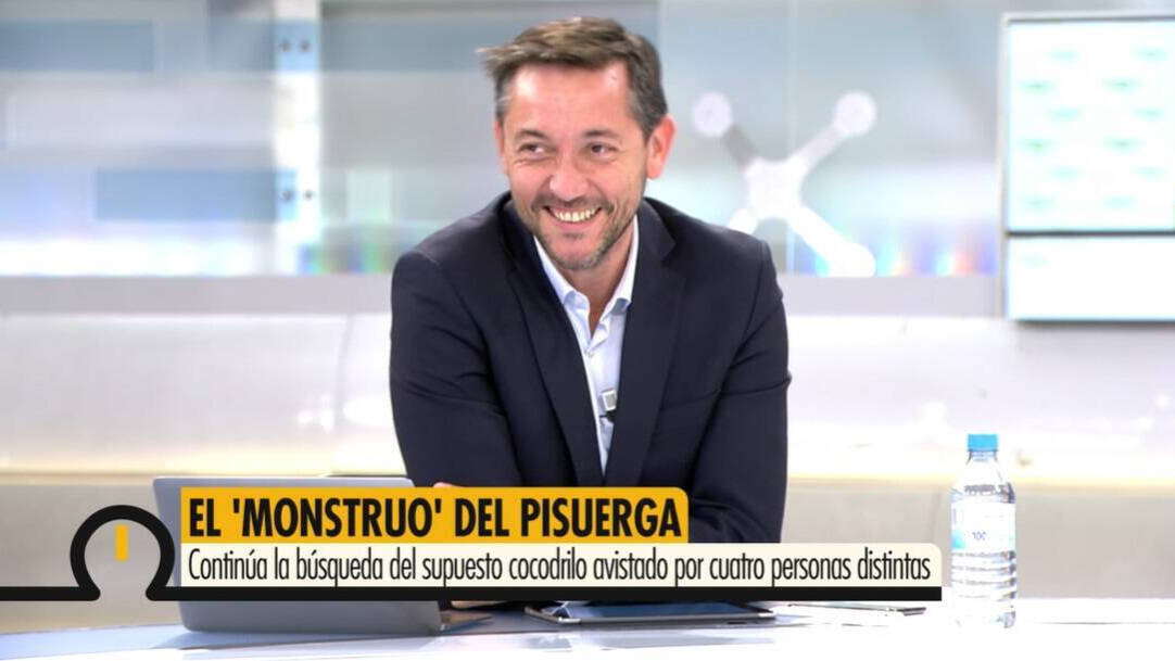 Javier Ruiz en "Ya es mediodía" en Telecinco