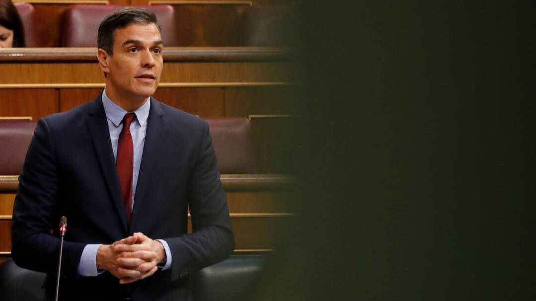 Pedro Sánchez, hace dos semanas en el Congreso