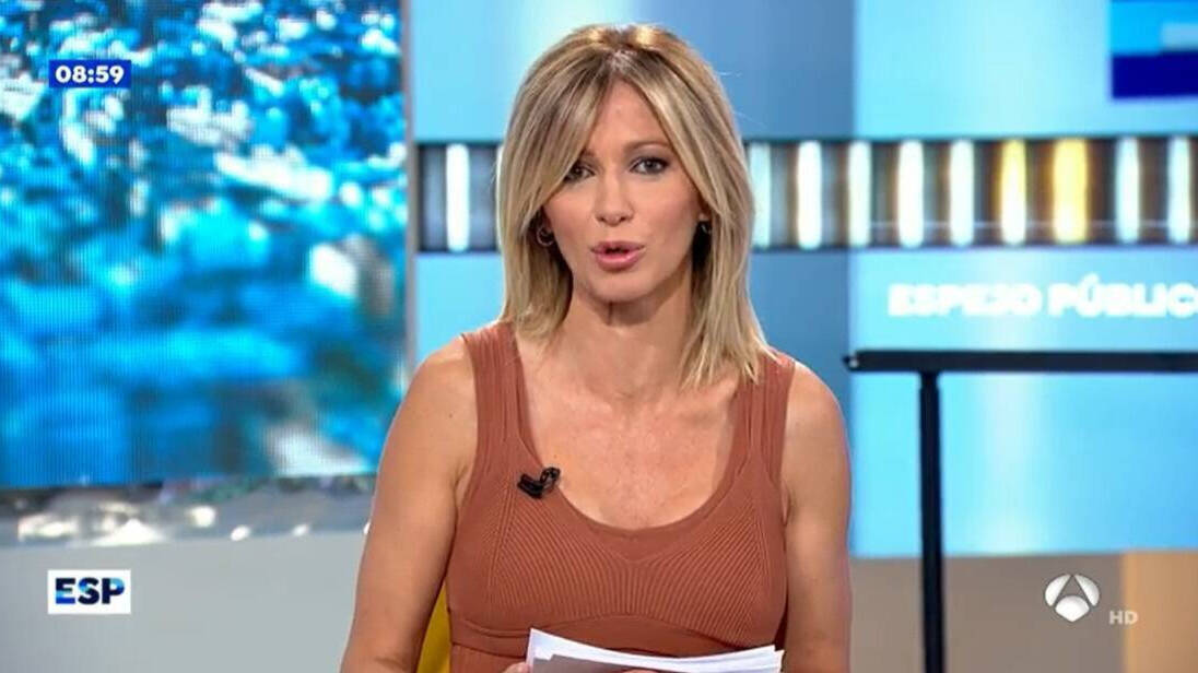 Susanna Griso presentando "Espejo Público" en Antena 3