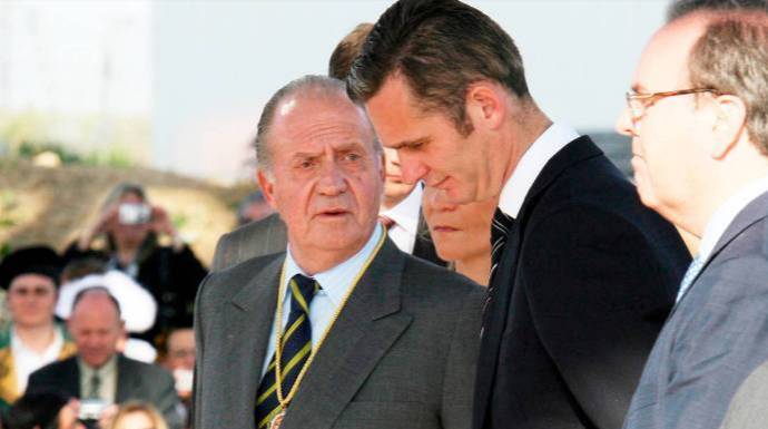 El Rey Juan Carlos y Urdangarin, cuando ninguno de los dos estaba en el disparadero.