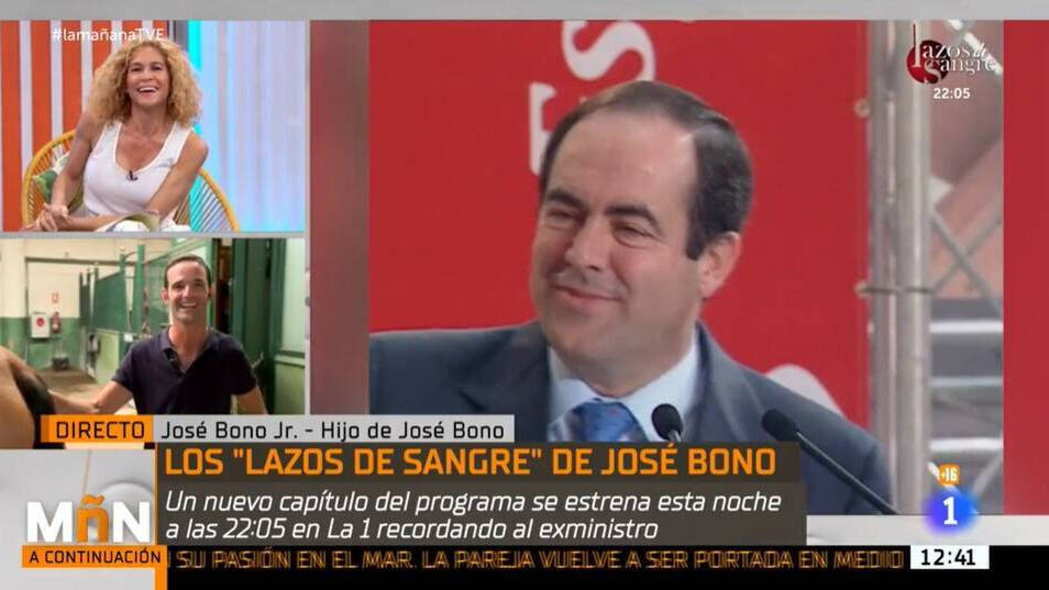 José Bono Jr. en "La mañana" en TVE