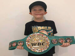 Tenemos nuevo campeón mundial de boxeo: Bridger, el niño que salvó a su hermana 