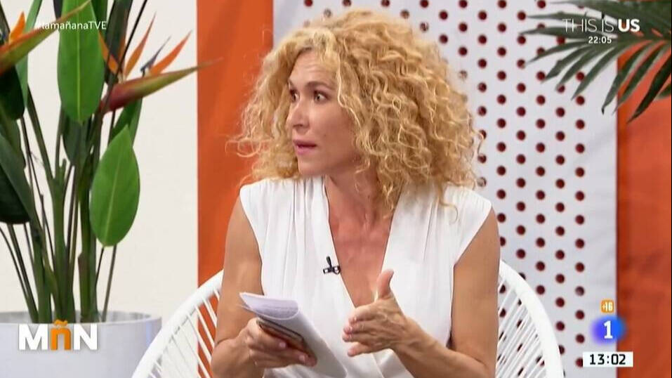Cristina Fernández en "La mañana" en TVE