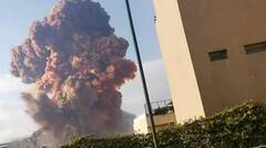 Las imágenes espeluznantes de la terrible explosión en la capital de Líbano