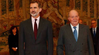 El tenso cara a cara entre Juan Carlos I y Felipe VI antes de irse de España