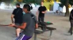 La Policía difunde el espeluznante vídeo a machetazos que abochorna a Interior